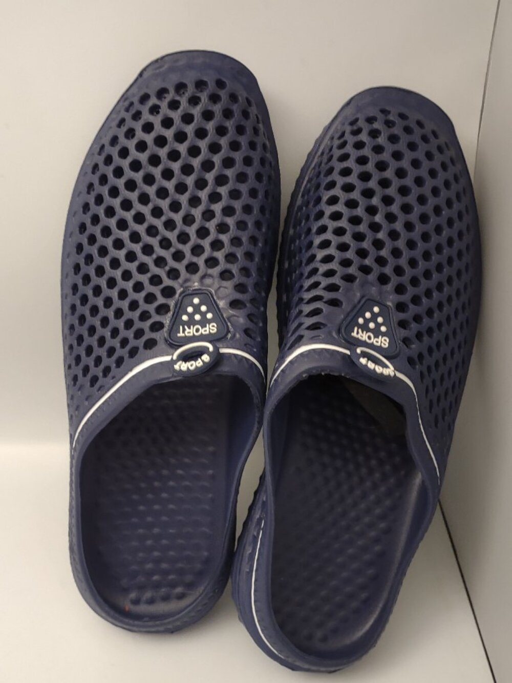 Comfort Sport Clogs Blue Women Slip On ECO Friendly EVA Plastic Shoes Size 9.5